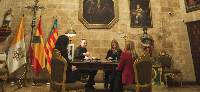 Detalle Visita Doña Elana de Borbón